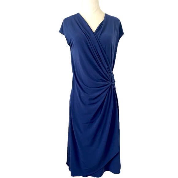 Tommy Bahama Clara Faux Wrap Mini Dress w/ Cap Sleeves; Sm - Picture 1 of 8